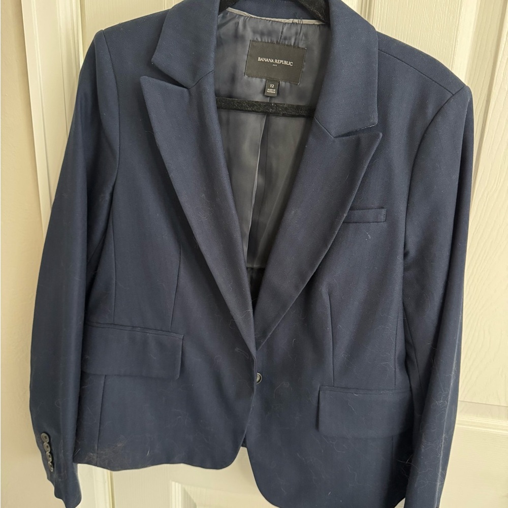 Banana Republic Women's Navy Blazer